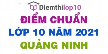 Điểm chuẩn lớp 10 năm 2021 Quảng Ninh công bố chính thức