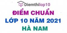 Điểm chuẩn lớp 10 năm 2021 Hà Nam công bố chính thức