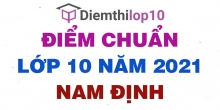 Điểm thi tuyển sinh lớp 10 năm 2021 Nam Định chính thức mới nhất